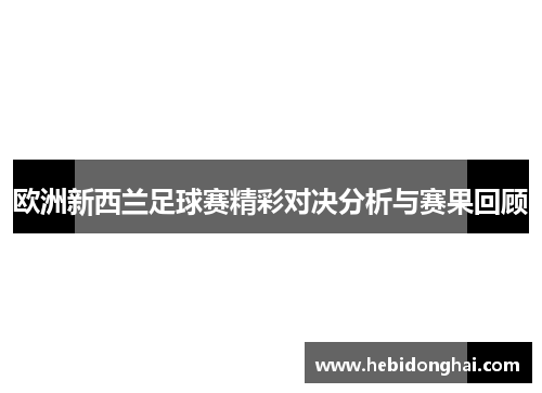 欧洲新西兰足球赛精彩对决分析与赛果回顾